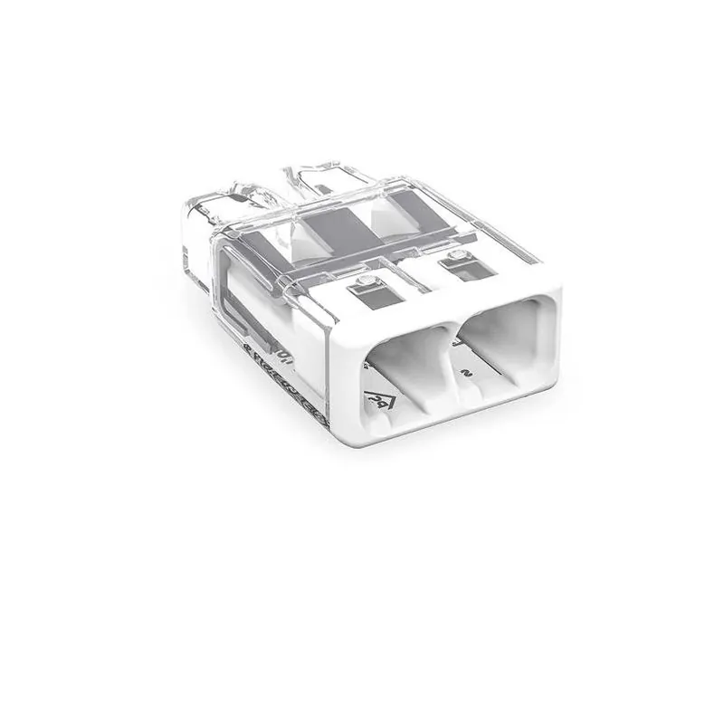2‑port Push‑in Wire Connector – 100‑piece Pack