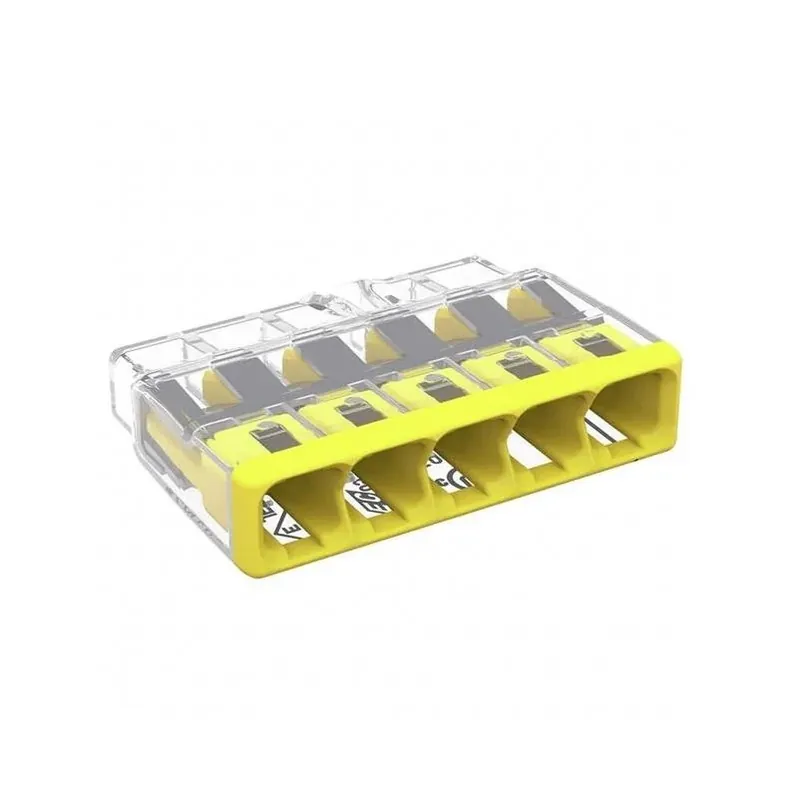 5‑position Push‑in Wire Connector – Pack Of 10