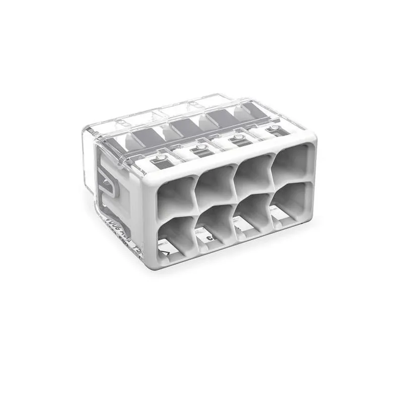 8‑port Push‑in Wire Connectors – Pack Of 5