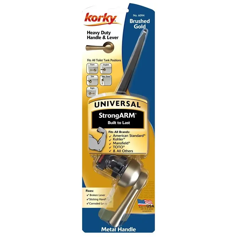Tank Lever Gold Brushed Plastic For Universal