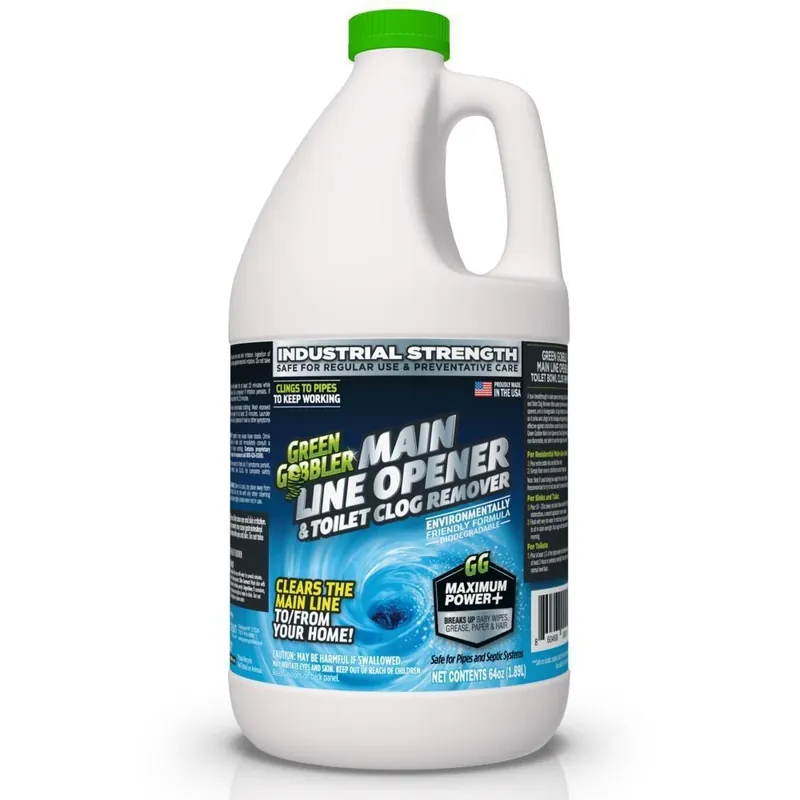 Main Line Opener & Toilet Clog Remover, 1 Gallon