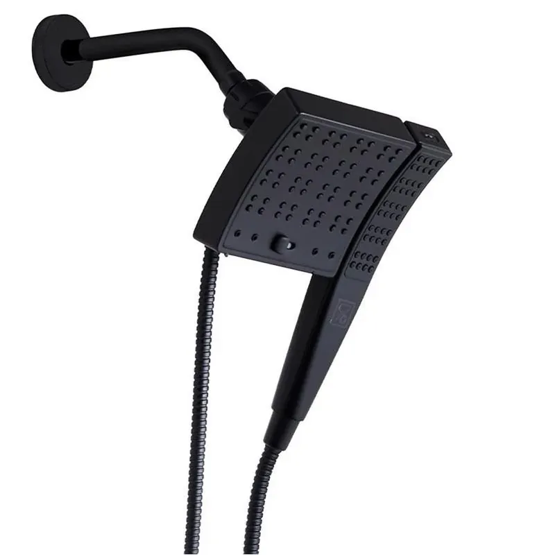 Danco Seventy Matte Black 3‑setting 1.8 gpm Showerhead Combo