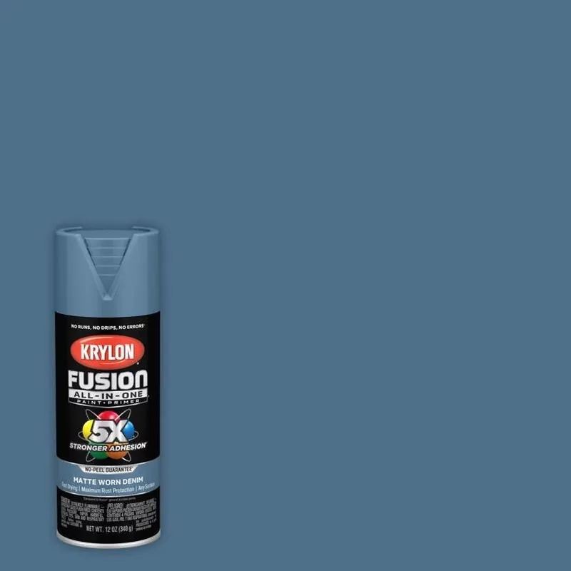 Fusion Matte Worn Denim All‑in‑one Spray Paint – 12 oz