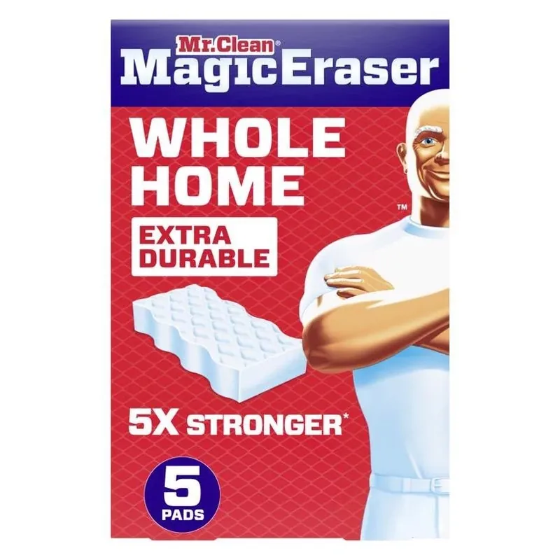 Whole Home Non‑scratch Magic Eraser – 5 Pack For All Surfaces