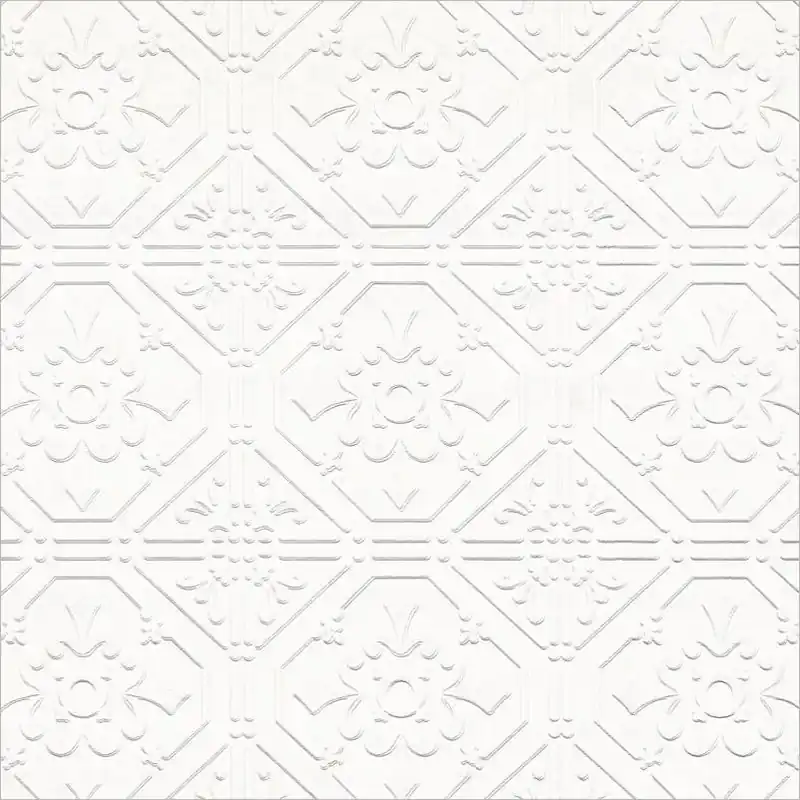 White Paintable Wallpaper – 20.9" X 396" Roll