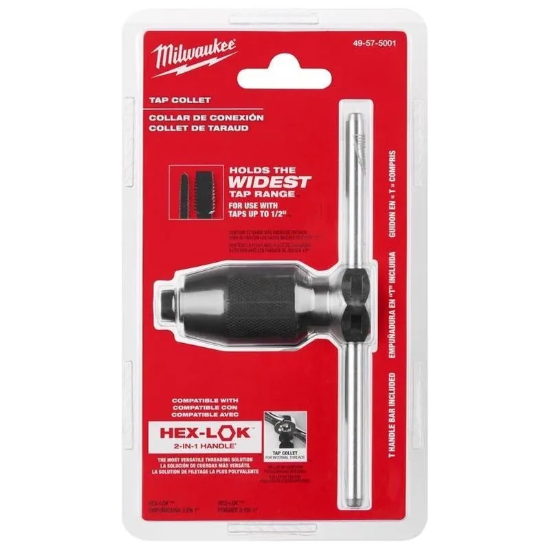 Metal Tap Collet 49‑57‑5001 – Dual‑jaw T‑handle For Precise Threading
