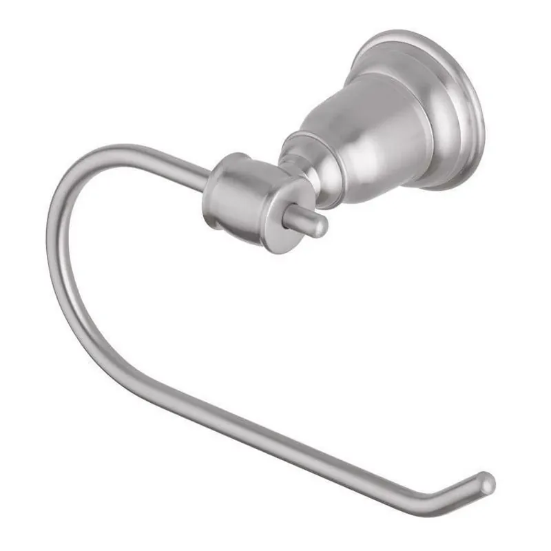 Oakbrook Brushed Nickel Metal Toilet Roll Holder – Surface‑mount