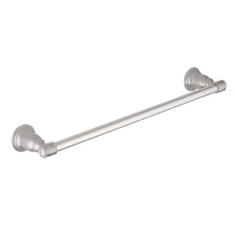 18‑inch Brushed Nickel Towel Bar – Heavy‑duty Die‑cast Zinc By Oakbrook
