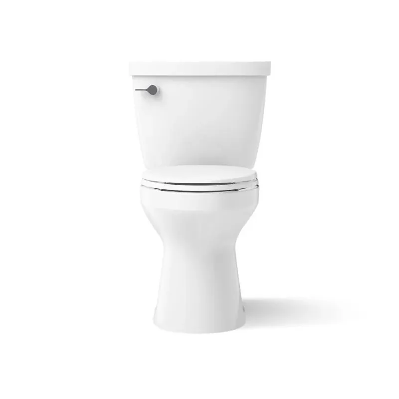 Cimarron Ada‑compliant White Elongated Two‑piece Toilet – 1.28 gal Flush
