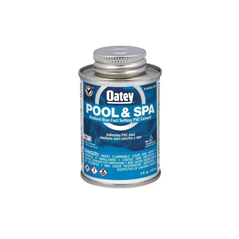 4 fl oz Blue Pvc Solvent Cement – Reliable Pipe Adhesive