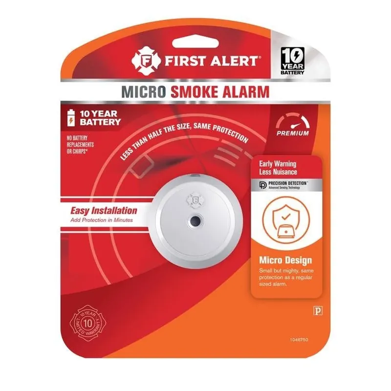Battery‑operated Photoelectric Smoke Alarm – 1 Pack