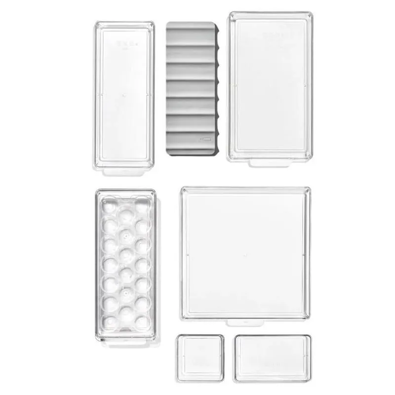 Good Grips Plastic Refrigerator Organization Set – 8‑piece Storage Solution