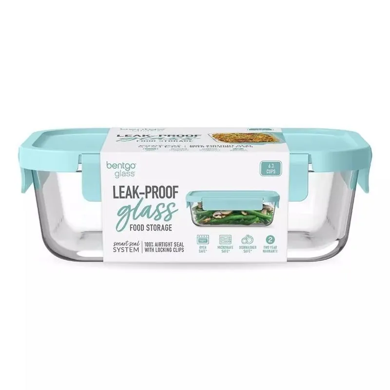 Aqua-lid Borosilicate Glass Food Storage Container – Microwave & Freezer Safe
