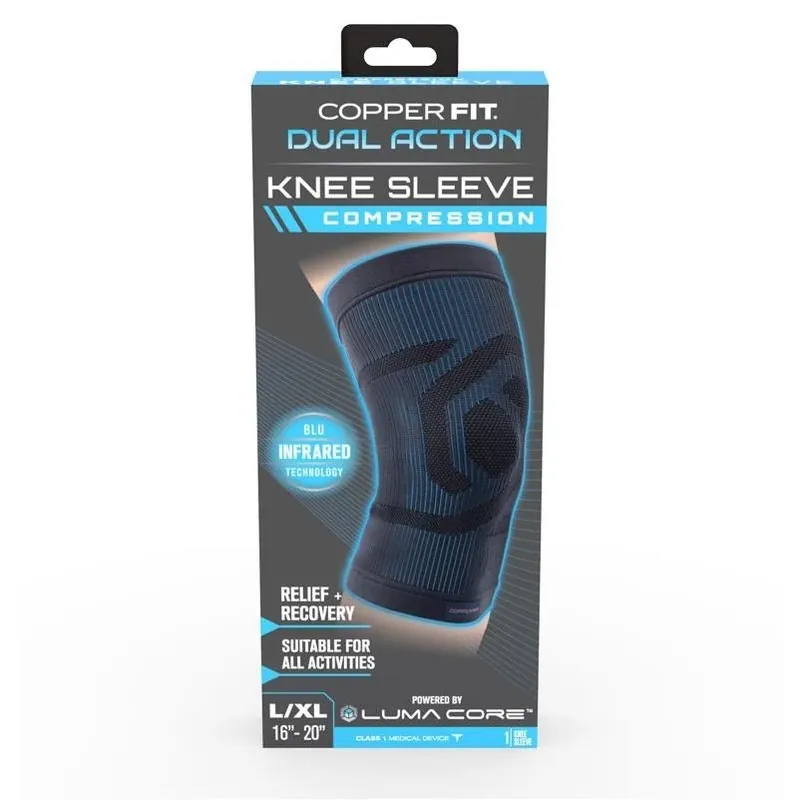 Dual Action Compression Knee Sleeve – Supportive Sports Brace