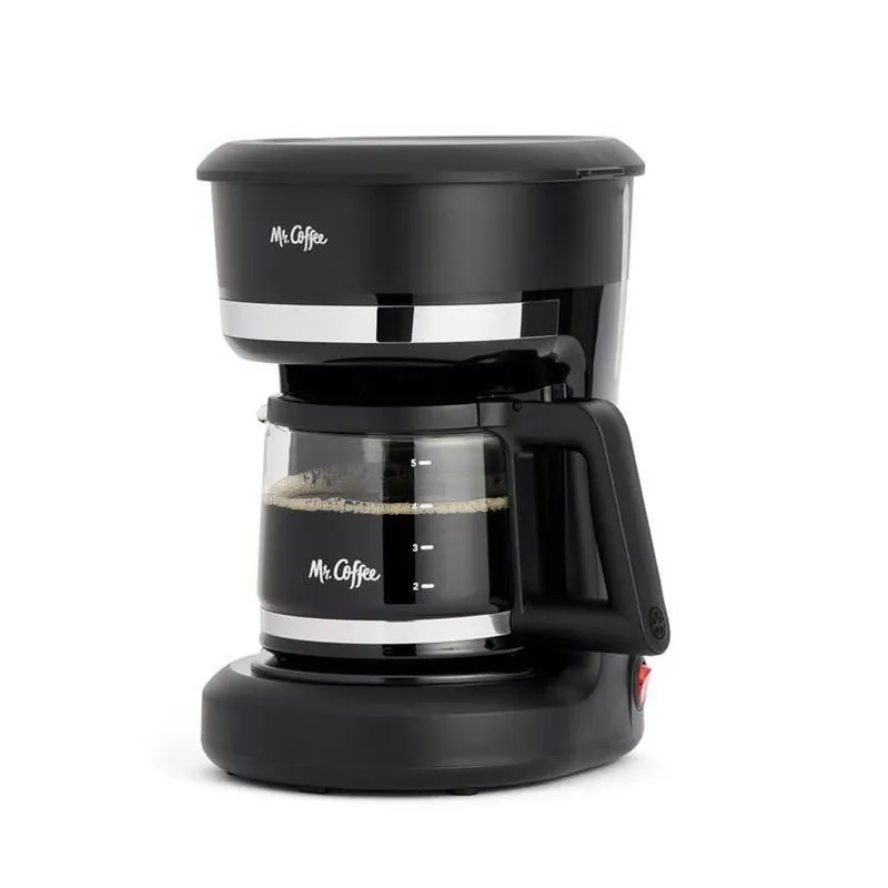 5‑cup Black Coffee Maker – Compact Programmable Brewer