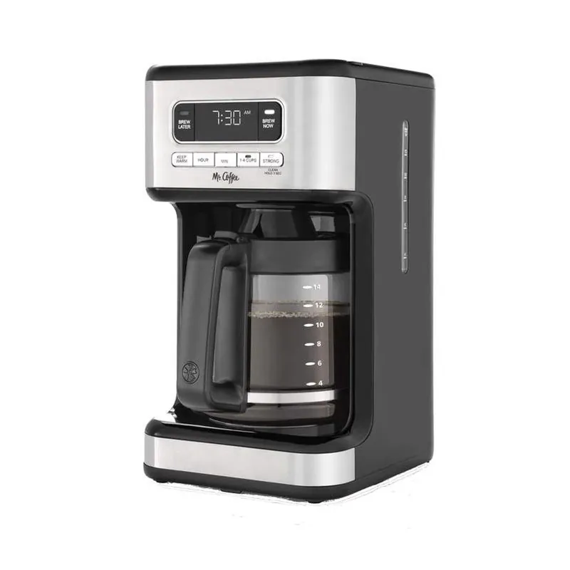 14‑cup Black Programmable Drip Coffee Maker