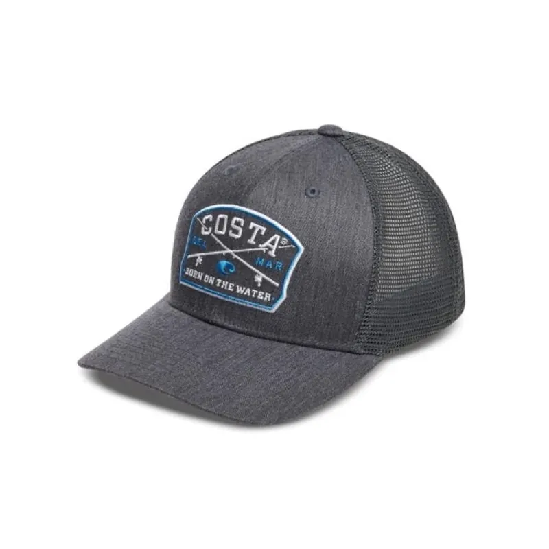Spinners Men‘s Trucker Cap – Heather Black, Large/xl