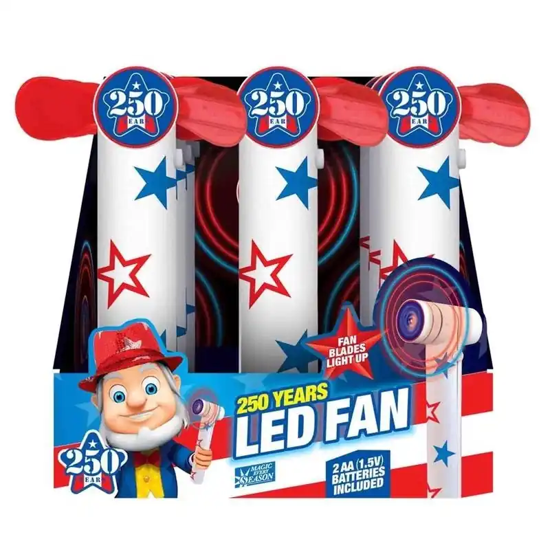 Led Fan – Portable Usb Desk Cooler With Built‑in Light (1 Pc)
