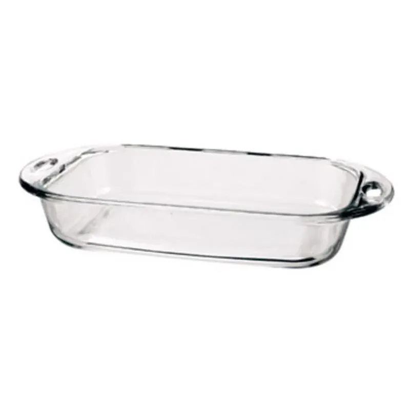 Crystal Clear 3‑quart Anchor Hocking Glass Baking Dish – Oven & Dishwasher Safe