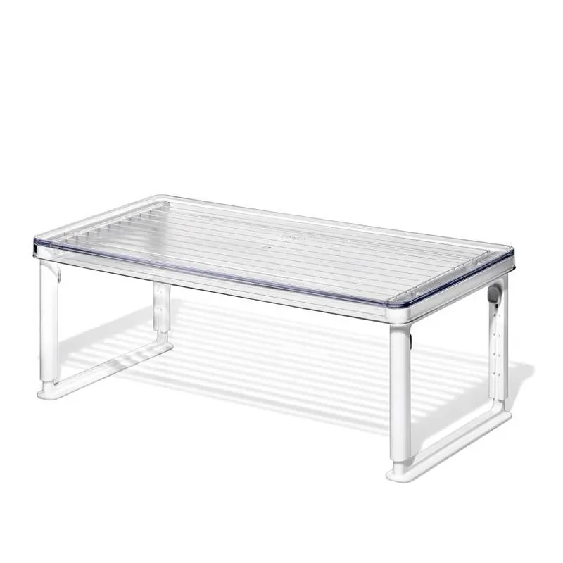 Good Grips Plastic Refrigerator Shelf Riser – Adjustable Fridge Storage Organizer