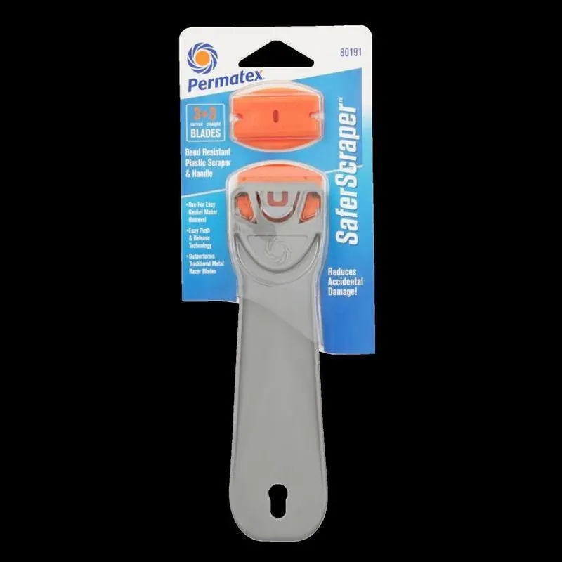 All‑purpose Plastic Scraper – Orange, 1‑piece Tool