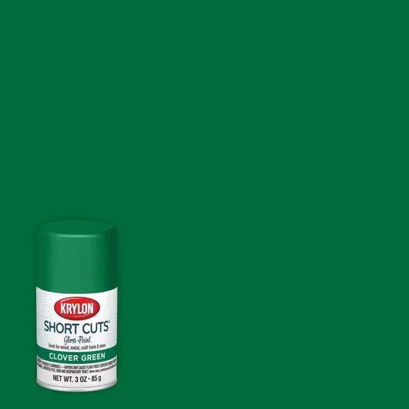 Short Cuts Gloss Clover Green 3‑oz Craft Spray Paint
