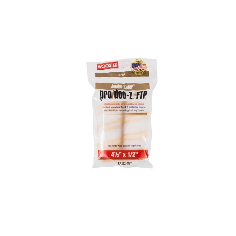 Pro/doo-z Ftp Synthetic Blend 4-1/2 In. W X 1/2 In. Mini Paint Roller Cover 2 Pk
