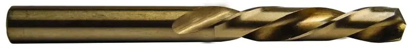 3/8 In. X 4-1/8 In. L Cobalt Steel Stubby Drill Bit Straight Shank 1 Pc