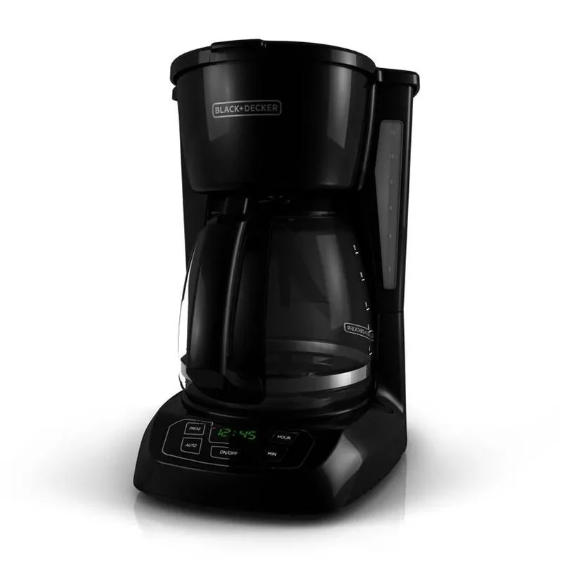 12-cup Programmable Coffeemaker, Black