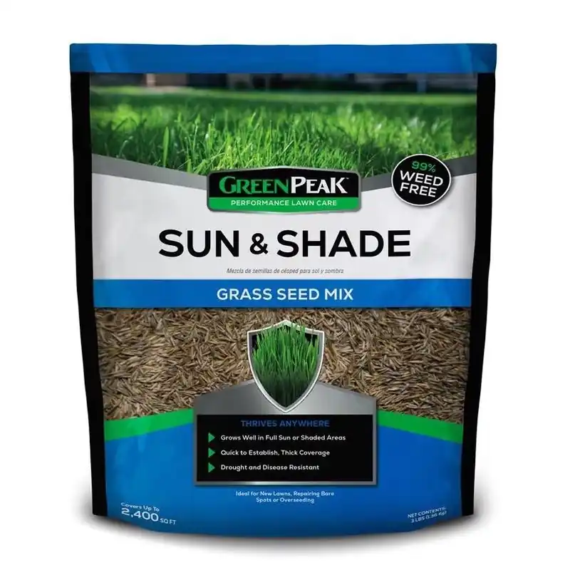 3‑lb Mixed Sun‑and‑shade Grass Seed – Drought‑resistant Lawn Solution