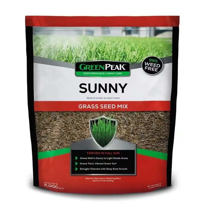 3‑lb Mixed Sun‑to‑shade Grass Seed – Drought & Heat‑resistant For Small Lawns