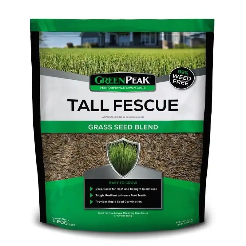 Tall Fescue Lawn Seed – 3 lb – Sun & Shade, Drought‑resistant