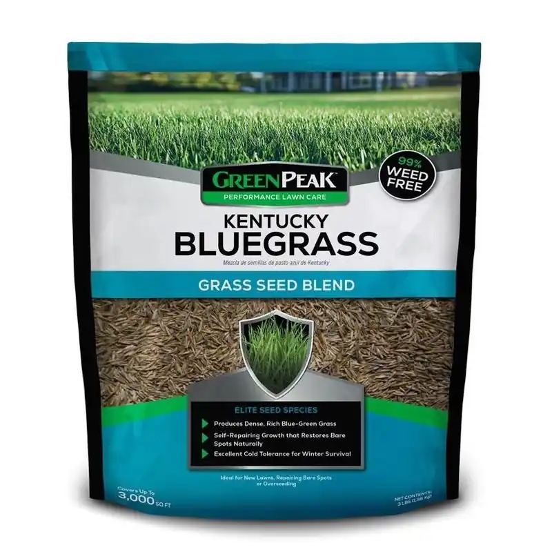 Kentucky Bluegrass Seed – Sun & Shade, 3‑lb Bag