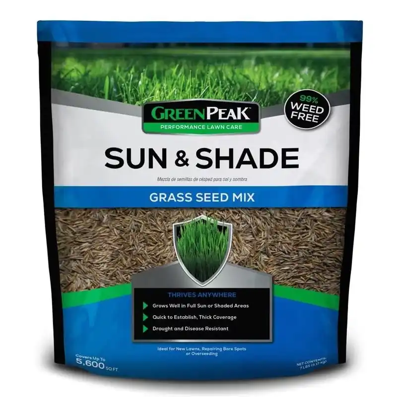 7‑lb Sun‑and‑shade Mixed Grass Seed – Drought‑resistant Lawn Blend