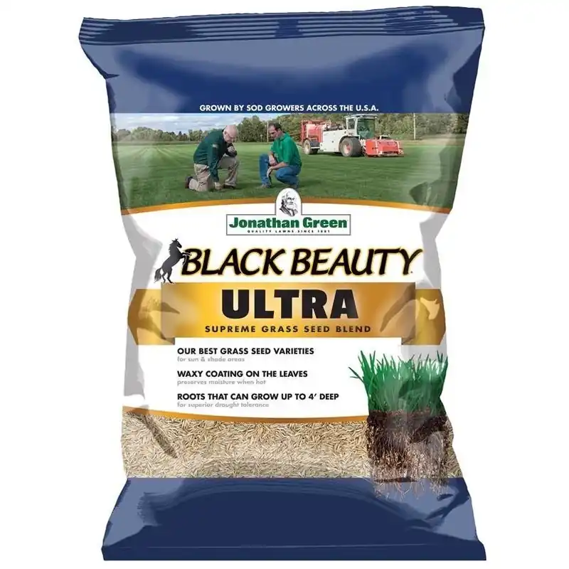 Black Beauty Ultra Mixed Grass Seed – 15 lb For Shade & Sun