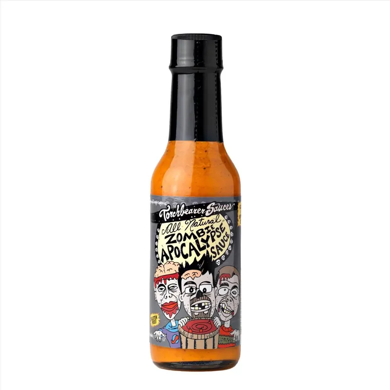 Zombie Apocalypse Ghost Pepper Hot Sauce 5 Oz