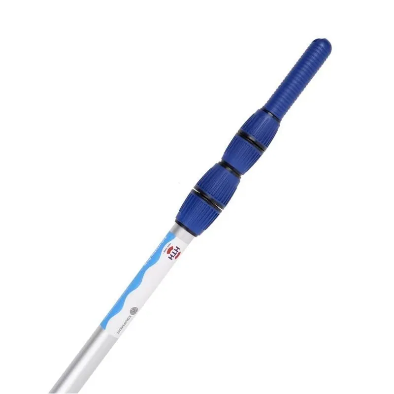 15‑foot Telescoping Pool Pole – Adjustable 3‑section Cleaning Tool