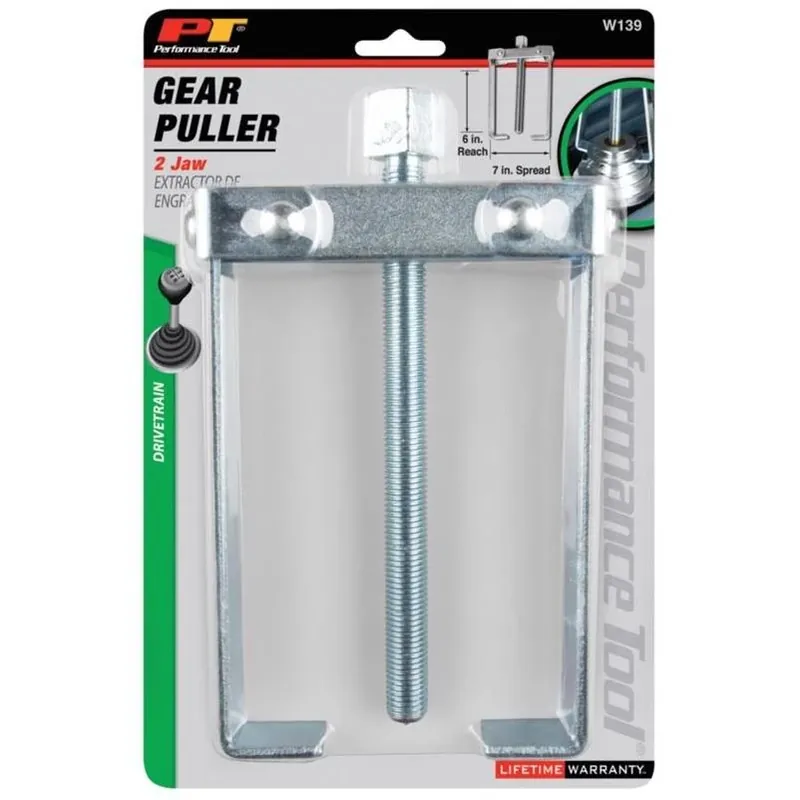 Forged Alloy Steel Gear Puller – 6‑inch Reach, 7‑inch Spread