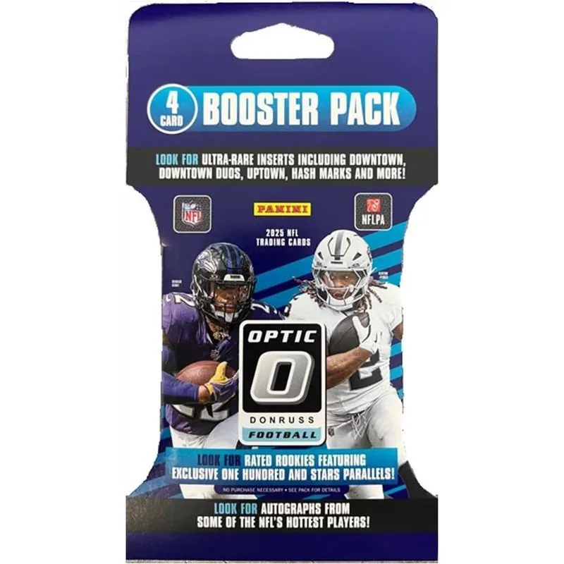 Panini Donruss Optic 2025 Football Booster Pack – Premium Trading Cards