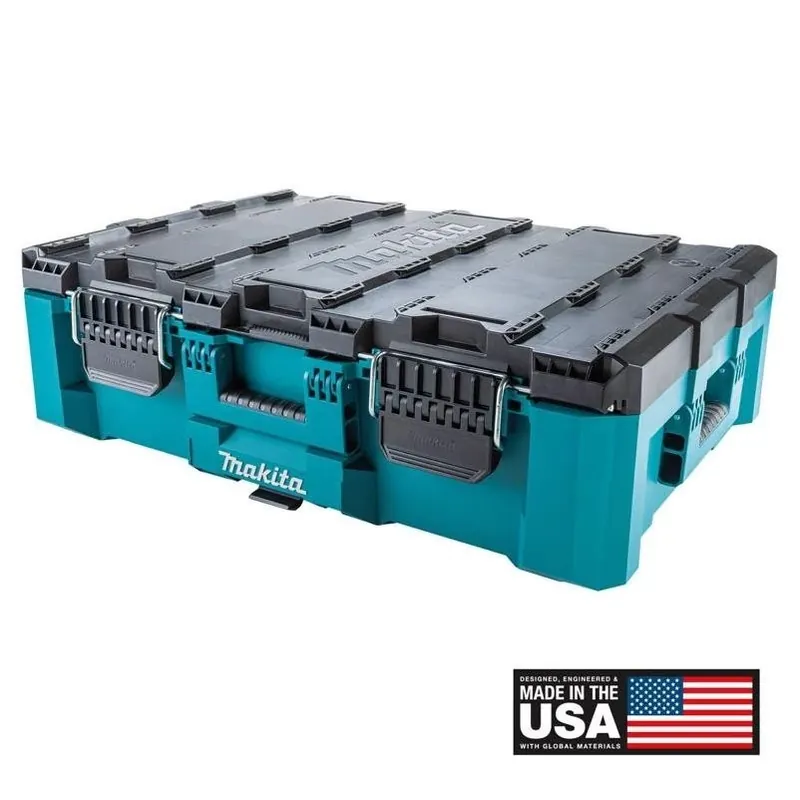 Maktrak Large Teal Resin Tool Box – 31.6" X 22.2" X 9.9" With Tray