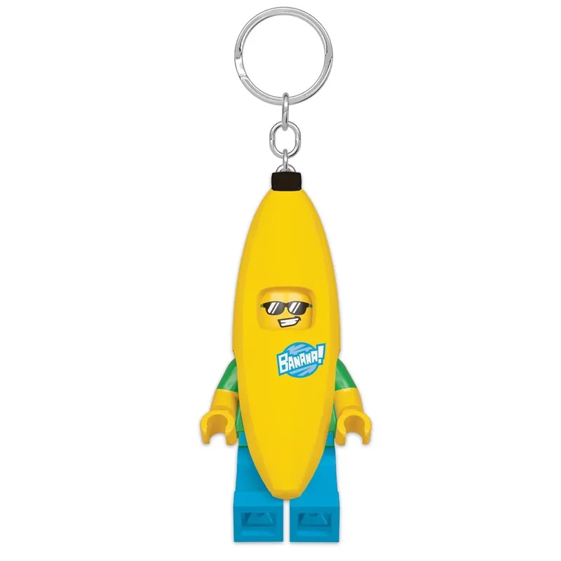 Classic Banana Guy Keychain Light With Led Feet
