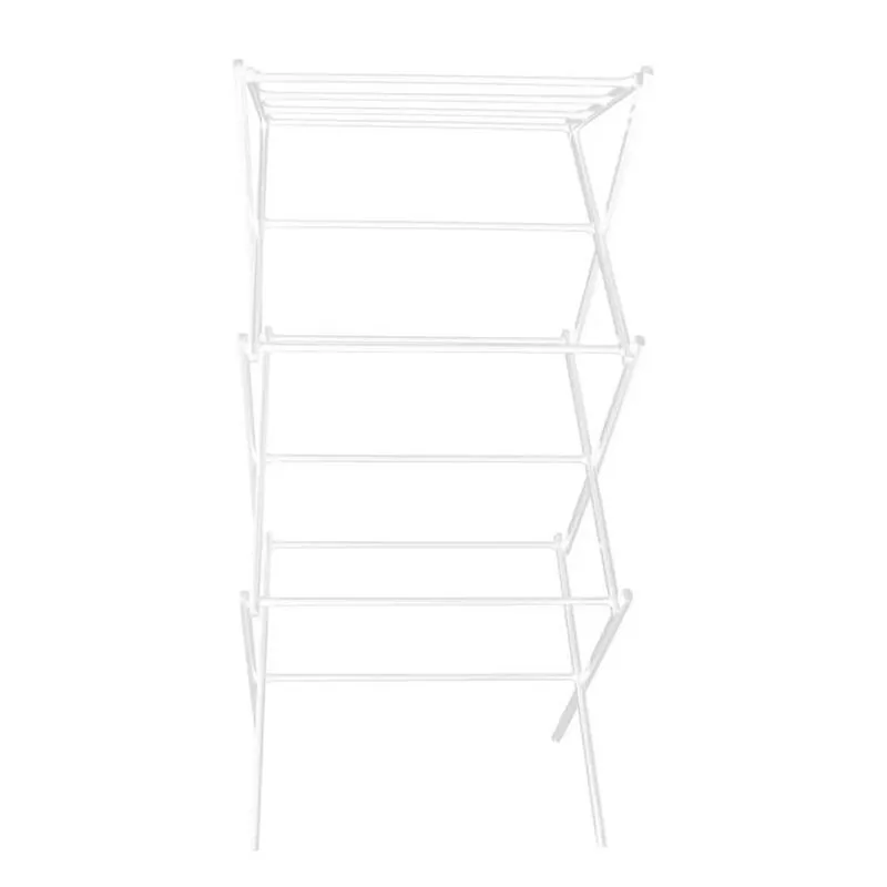 Collapsible Plastic Laundry Drying Rack – 20" W X 21" D X 3" H