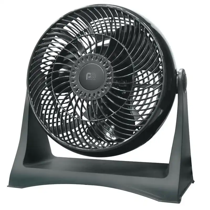 11.25" High‑velocity Turbo Floor & Table Fan – Black