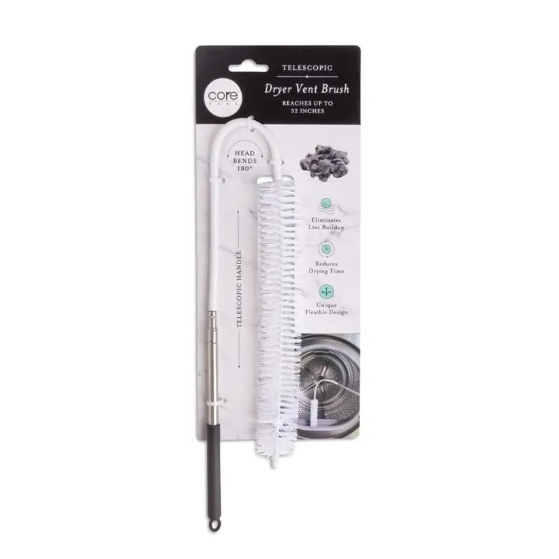 14.3‑inch Onyx Telescopic Dryer Vent Brush – 32‑inch Extension