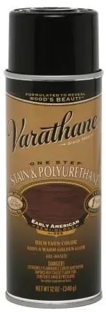 Semi-transparent Semi-gloss Early American Oil-based One-step Stain/poly 12 Oz