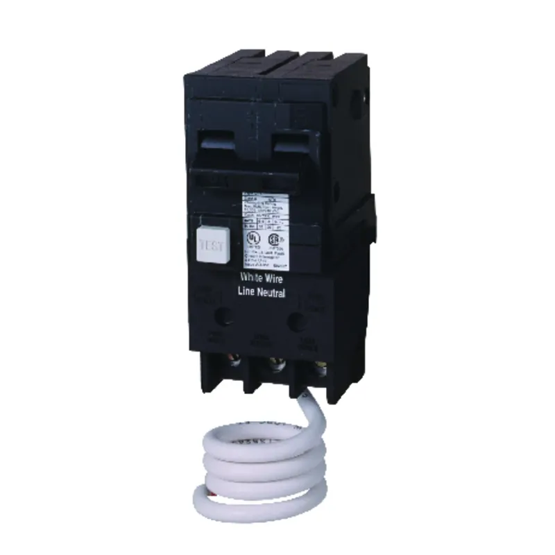 Gfci Circuit Breaker, 2 Pole, 50-amps