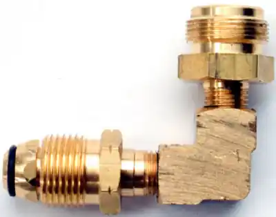 Propane Elbow Fitting, 90-degree