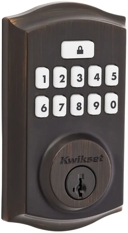 Smartcode Electronic Deadbolt Lock, Venetian Bronze