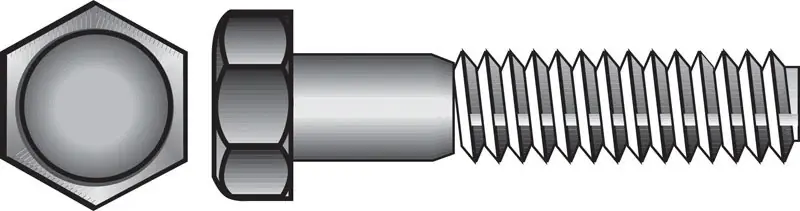 3/8 In. D X 3 In. L Hot Dipped Galvanized Steel Hex Bolt 50 Pk