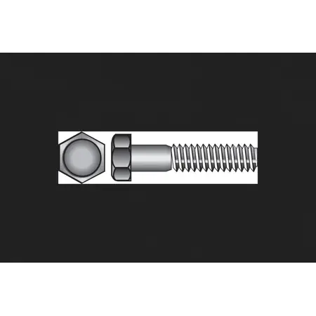 1/2 In. D X 3-1/2 In. L Hot Dipped Galvanized Steel Hex Bolt 25 Pk